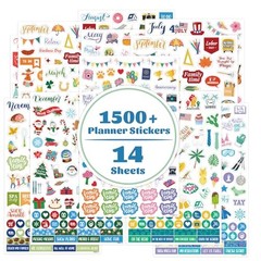 Planner Stickers – 12 Festival Theme Monthly Planner Stickers, Accessories 14