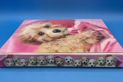 Vintage Class Act Maltipoo Puppy Dog 3 Ring Binder Keith Kimberlin 2 pockets