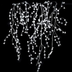 Crystal Diamond Ice Wire Garland Steel Wire Clear Acrylic Crystal Garlands