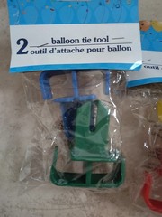 Balloon Tie Tool (3 – 2 Packs) – Party -Ties Red, Green, Blue, Yellow