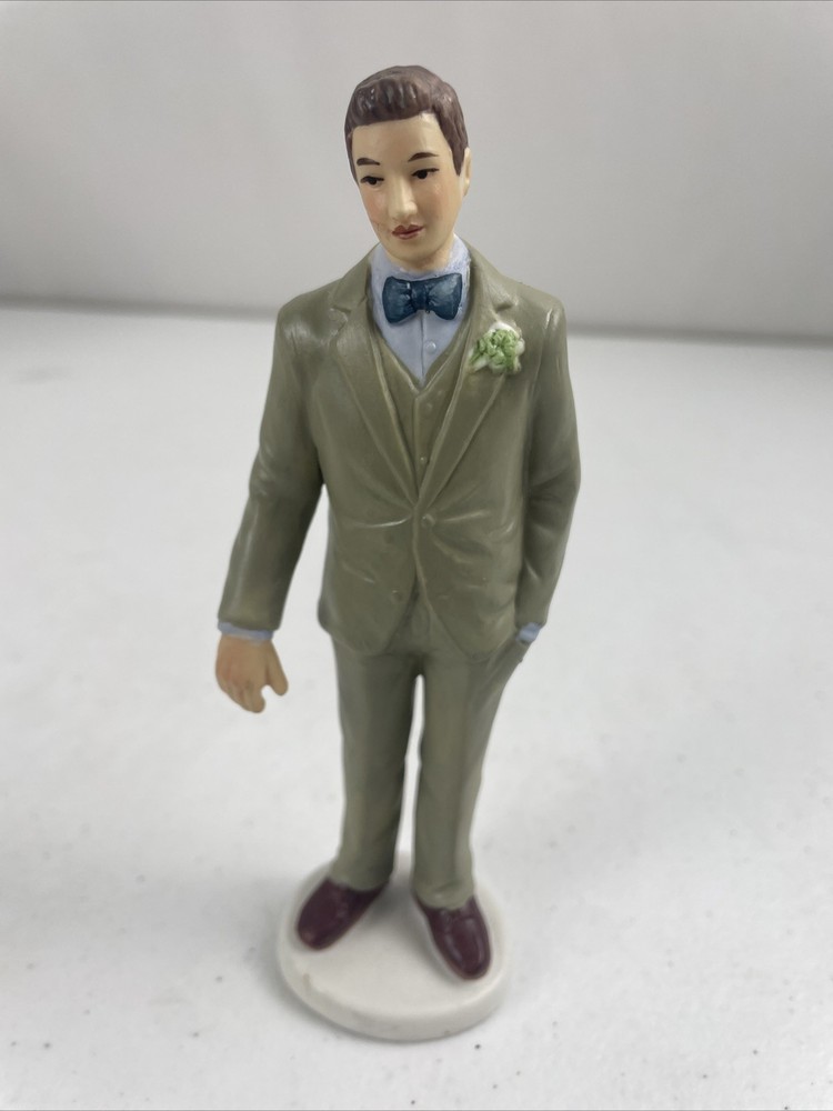Weddingstar Woodland Groom Cake Topper Light Suit 5.25″ Wedding Decor