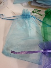 Lot of 30 Organza Drawstring Gift Bags Mixed Colors Jewelry Wedding Favor Bags