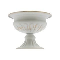 10 Pack Metal Vase Small Table Decor White Gold Wedding Centerpiece Flower Vase