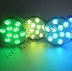 LED Light Puck or Pod Remote Control LED Submersible Lights – 3 pc w/ remotes