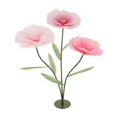 Pink Wedding Artificial Flower Decoration Stand With Base For Wedding Birthday