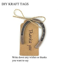 50Pcs Lucky Horseshoes Wedding Favors, Western Decor Party Supplies, Cowboy Them