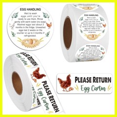 1000Pcs Fresh Farm Egg Packaging Set Include 500Pcs Market Egg Handling Stick…
