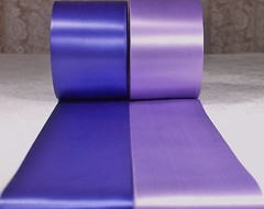 72mm x 5 metres Single Sided Satin Ribbon 41 Colours Available Blanket Floral