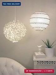 Supla 20 Pack Chinese White Paper Lantern Round 4″ 6″ 8″ 10″ 12″ White Hanging L