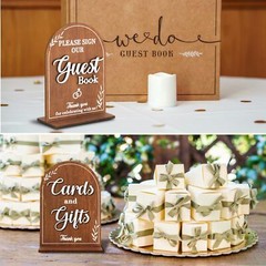 Wooden Wedding Signs – Ceremony & Reception Decorative Signage