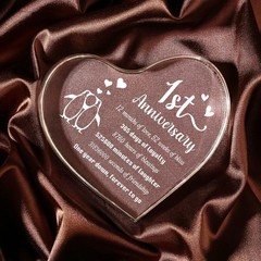 1 Year Anniversary Wedding Gifts for Him Her, One Year Anniversary Boyfriend …