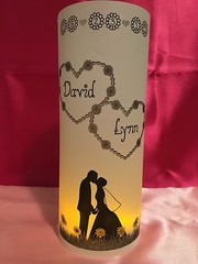 10 Personalized Sunflowers Wedding Luminaries Vellum Centerpieces Decorations