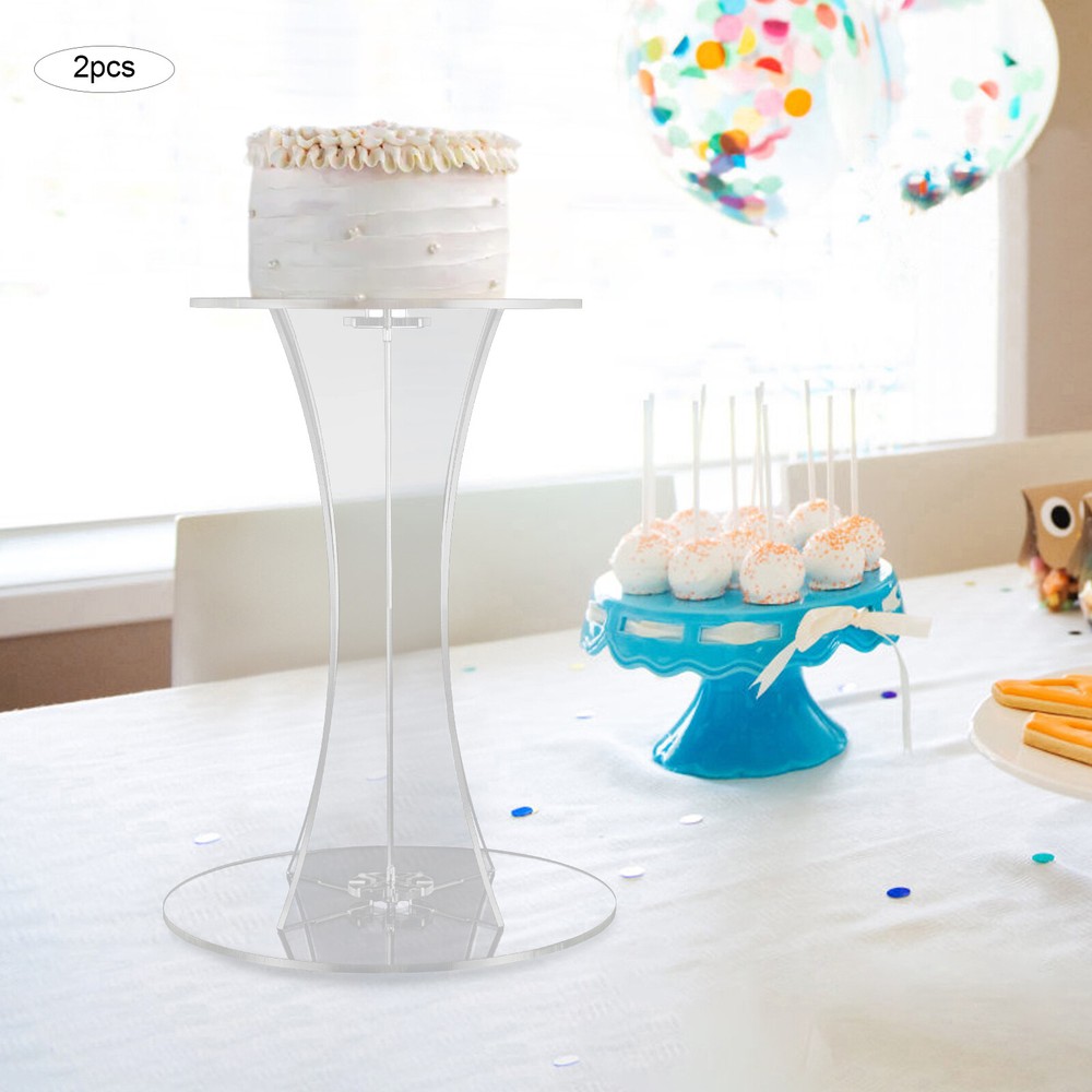 Acrylic Flower Freestanding Display Stand Clear Vase Stand Party Events 60cm USA