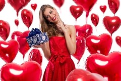30 pcs Heart Balloons 18″ a bunch of Heart Love Foil Helium 30 pcs 18″ Red
