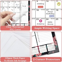 Lateefah Desk Calendar 2025, Large 12» x 17» Desk Calendar 2025-2026, 18 Mo…