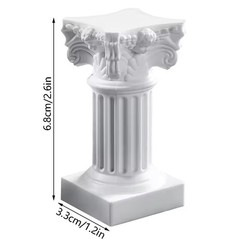 Mini Roman Column Statue Desktop Decor Photography Prop