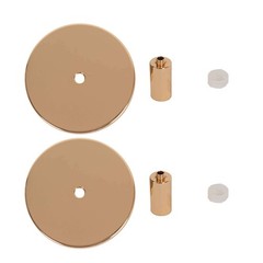 2 Gold Metal Taper Candle Holders Wedding Party Events Favors