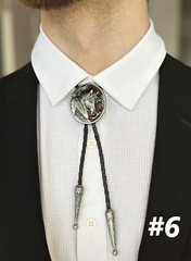 Custom Bolo Tie for Men – Western Cowboy Necklace, Personalized Gift