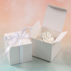 Versatile 60PCS White Gift Boxes 3x3x3 Inches – Perfect for Any Celebration