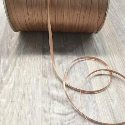 Latte 3mm Satin Ribbon per 10 metres
