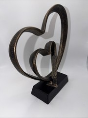 Bronze Heart Couple Gift Sziqiqi Anniversary Wedding 1st To 50th Bronze Stand
