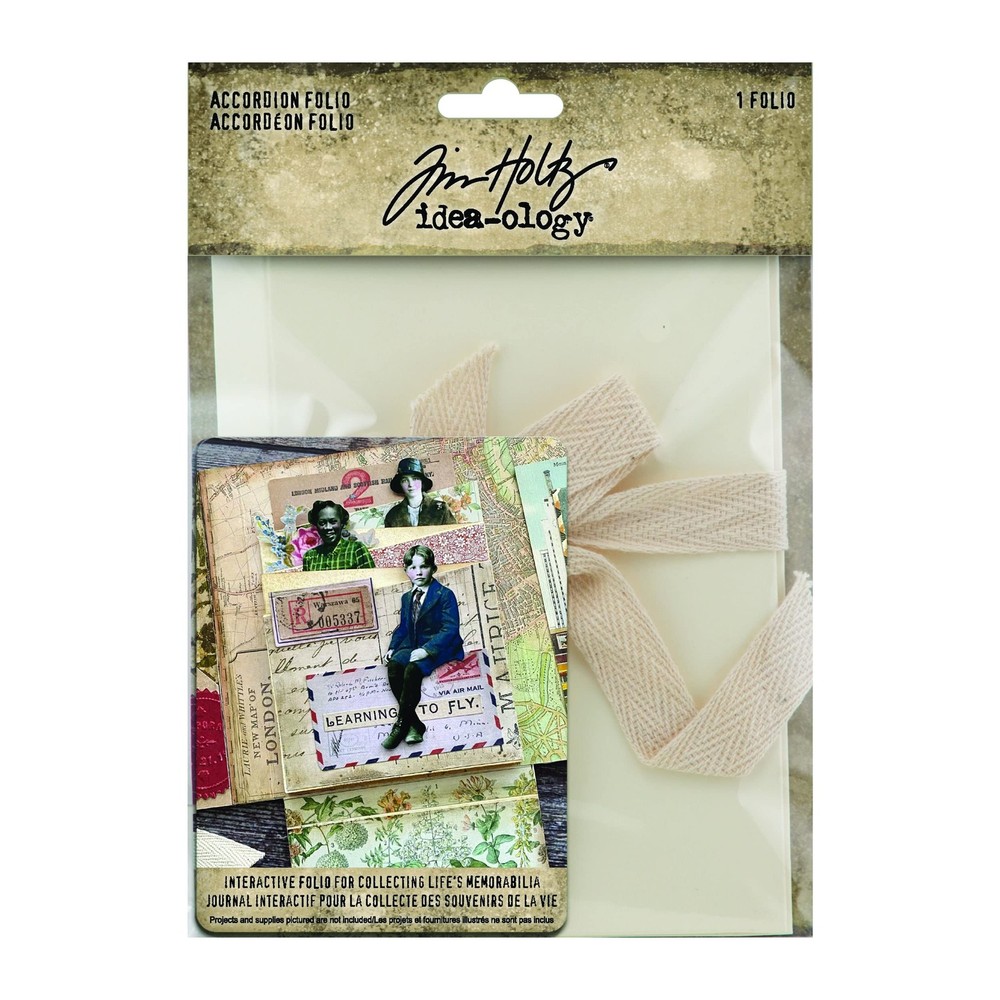 Tim Holtz Accordion Folio Paper Crafts (TH94215) White