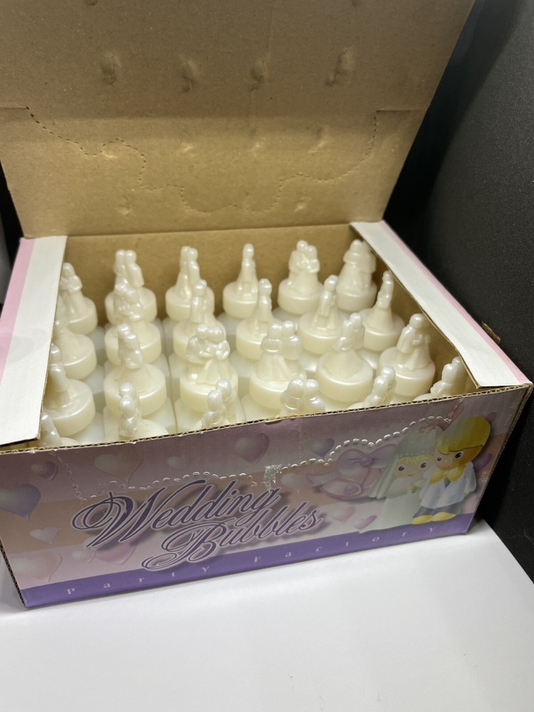 Classic Vintage 24 BRIDE & GROOM WEDDING BUBBLES/FAVORS/PARTY DECOR/PARTY SUPPLY