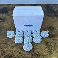 Set Of 9 Floral Ceramic Wedding Card Holders – White W Flowers Pier 1 Imports