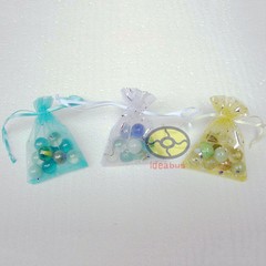 25/50/100/200pcs Print Pattern Organza Pouches Jewelry Wedding Favor Bags 4″x3″