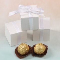 Versatile 60PCS White Gift Boxes 3x3x3 Inches – Perfect for Any Celebration