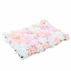 20* Artificial Banquet Flower Wall Panel Floral Decor for Wedding Party Layout