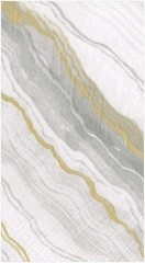 Marble Paper Guest Towel Napkins in Grey, 15 Per Package