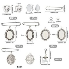 1 Box 100Pcs DIY 10 Sets Wedding Bouquet Photo Charms Making Kit Bridal