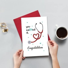 Ogeby Cute Nurse Graduation Card Gifts, Lovely RN Graduation Greeting Card, Y…