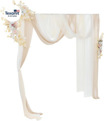 Artificial Wedding Arch Flowers Kit (Pack of 5), 2Pcss Realistic Silk Roses Flow