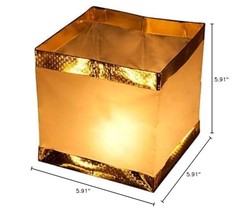 Toner Depot Water Floating Candle Lanterns Outdoor for Gold, Gold