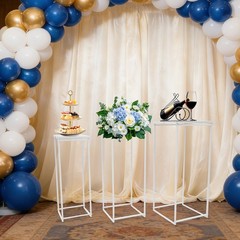 Metal Plant Pot Stand Indoor Outdoor Flower Planter Display Holder Rack Set of 3