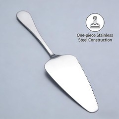 2 PCS Cake Pie Server Set, Stainless Steel Serrated Pastry Servers with Single