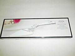 LENOX TRUE LOVE 2 PIECE DESSERT SET WITH BOX 13 INCH