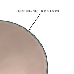 CLEARANCE ROSE GOLD ROUND MIRROR PLATES 20 AND 30CM WEDDING TABLE CENTREPIECES