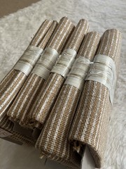 New Lot Of 5 Burlap Arpillera 46inches X 2 Yards Wedding Table Cloth Crafts