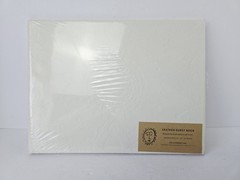 Leather Guest Book white soft leather NEW Print Fresh