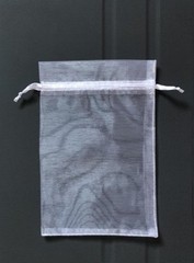 100PCS 4×6″ White Organza Bags with Drawstring, Gift & Jewelry Pouches NEW