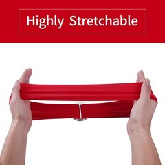 Transformative 50-Pack Red Spandex Chair Sashes with Buckle for Celebrations
