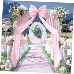 Giant Bow Decoration,78×18 Inch Big Bows Giant Ribbon Tie for Satin Pink