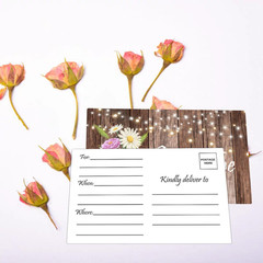 4″ X 6″ Rustic save the Date Postcards 50Pcs Birthday Invitation Reminder Cards