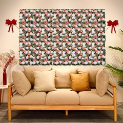 Romantic Artificial Flower Wall Panel Rose Wedding Bouquet Floral Decor 60*40cm