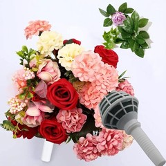 2pcs 7.1″ Bridal Bouquet Stand Wedding Bridal Bouquet Holder Foam Flower Hand…