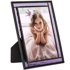 J Devlin Purple Stained Glass Picture Frame 5×7 | Wedding and family photos; …