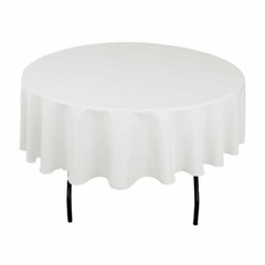 90″ Round Seamless Tablecloth For Wedding Restaurant Banquet Party Decorations
